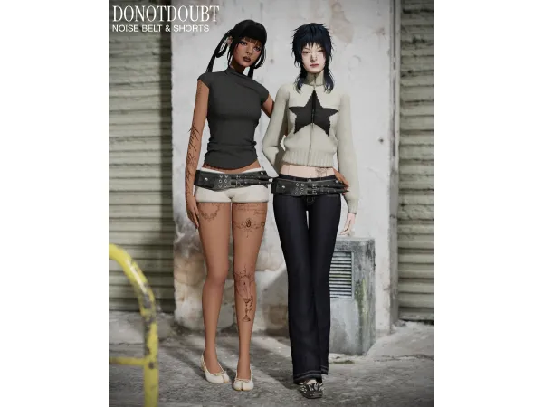 NOISE belt & shorts by donotdoubt