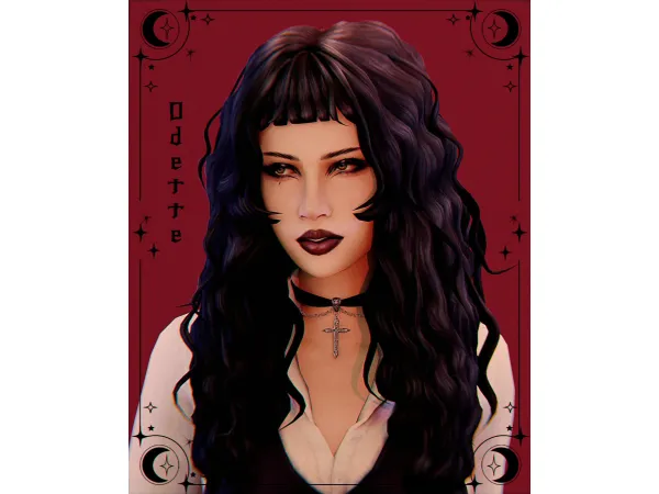 Maxis Match Odette by demonyo - The Sims 4 Custom Content