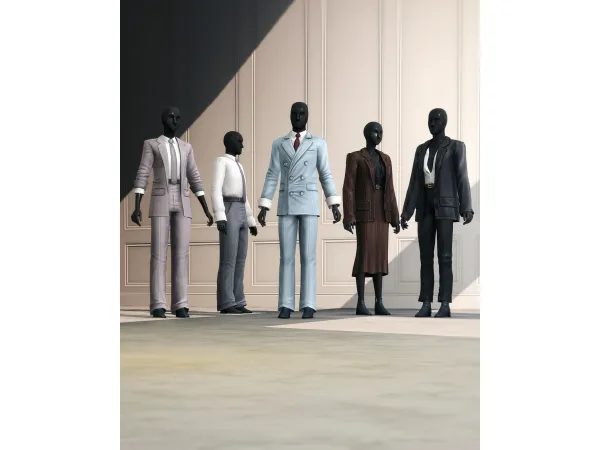 Maxis Match Tailored Collection II by rustysims - The Sims 4 Custom Content