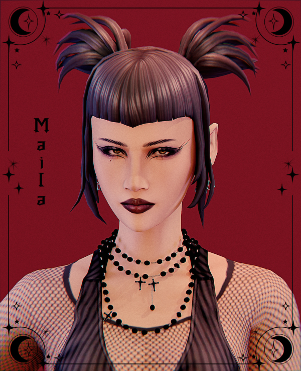 Maxis Match Maila by simsfinds - The Sims 4 Custom Content