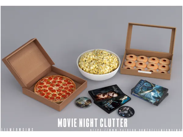 Movie Night Clutter