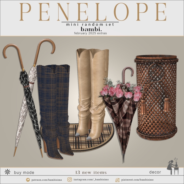 Alpha penelope by bambisims - The Sims 4 Custom Content