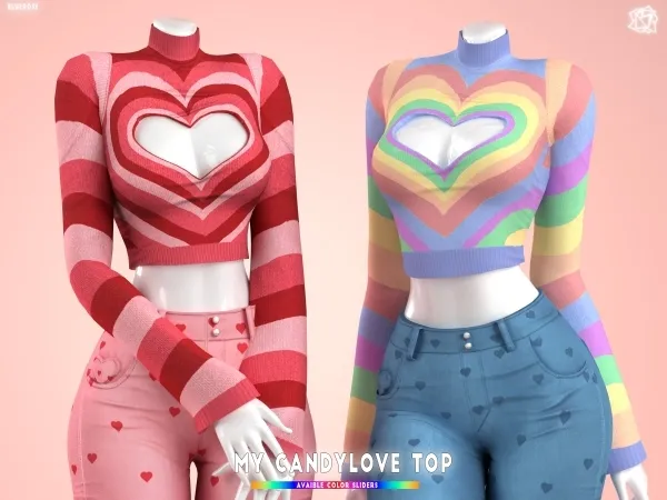 My candy love sweater top - brsims