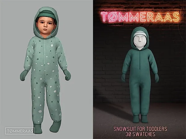 Alpha TØMMERAAS Snowsuit for Toddlers (89) by tommeraas - The Sims 4 Custom Content