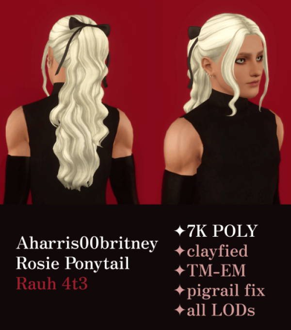rauh Aharris00britneys Rosie hairstyle converted to for AM by simsfinds - The Sims 3 Custom Content