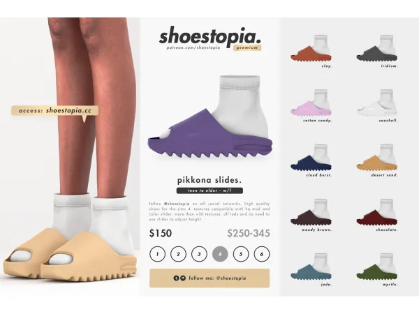Alpha Shoestopia pikkona slid (adult) by shoestopia - The Sims 4 Custom Content