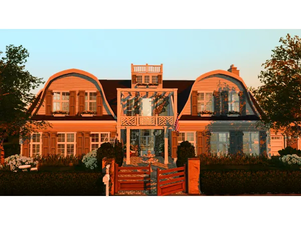 Alpha Portside Cottage by simsfinds - The Sims 4 Custom Content