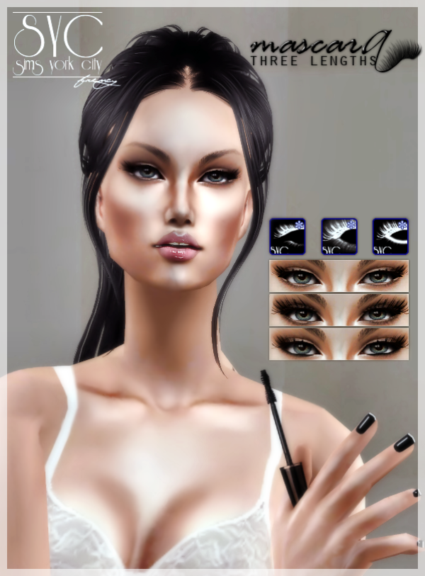 Mascara Three Lengths by simsfinds - The Sims 2 Custom Content