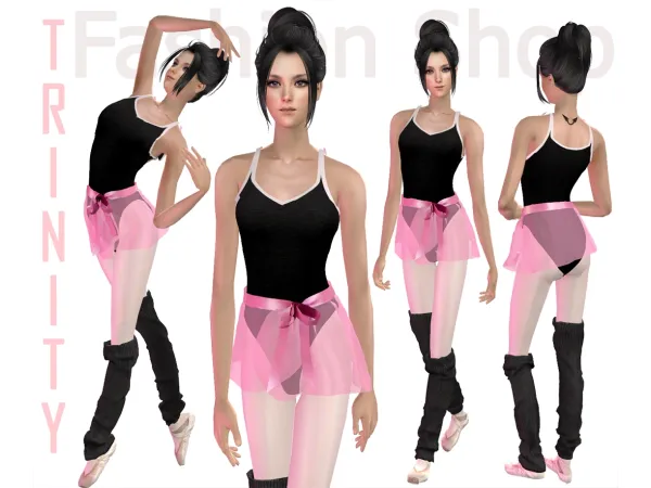 Ballerina Outfits by sonechko - The Sims 2 Custom Content