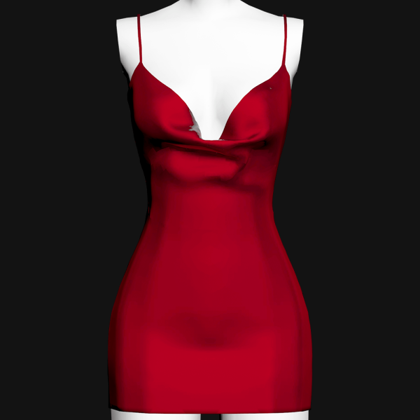 Alpha DivaDesigns dress 44 by simsfinds - The Sims 4 Custom Content