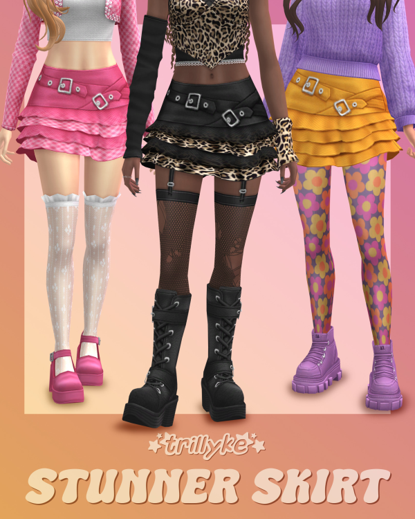 Maxis Match Stunner Skirt by simsfinds - The Sims 4 Custom Content