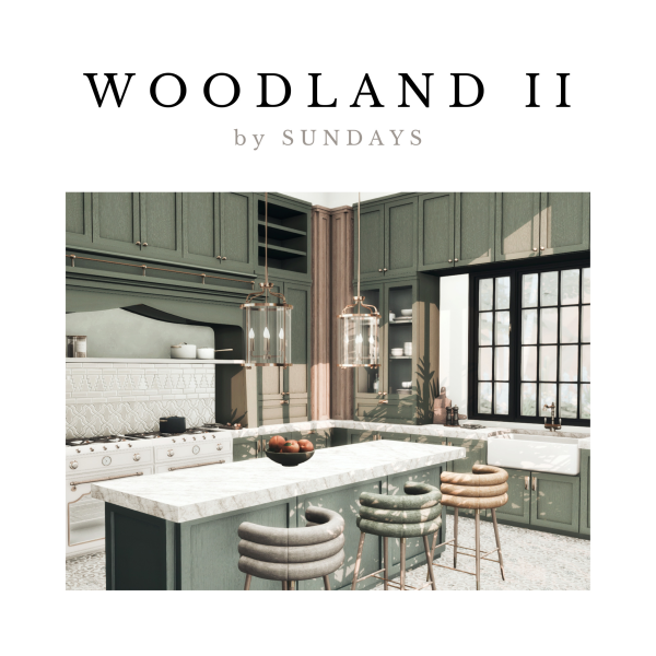 Alpha woodland II by simsfinds - The Sims 4 Custom Content