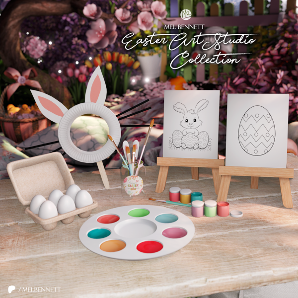 Mix Easter Art Studio Collection by melbennett - The Sims 4 Custom Content