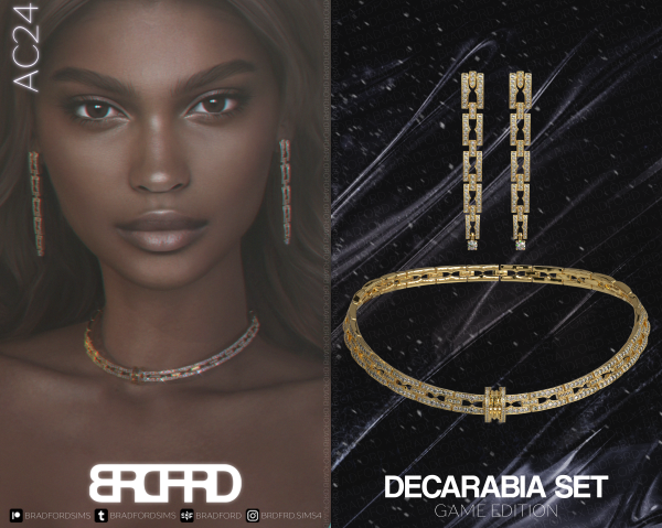 Alpha DECARABIA SET by simsfinds - The Sims 4 Custom Content