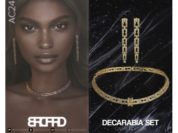 Alpha DECARABIA SET by bradfordsims - The Sims 4 Custom Content