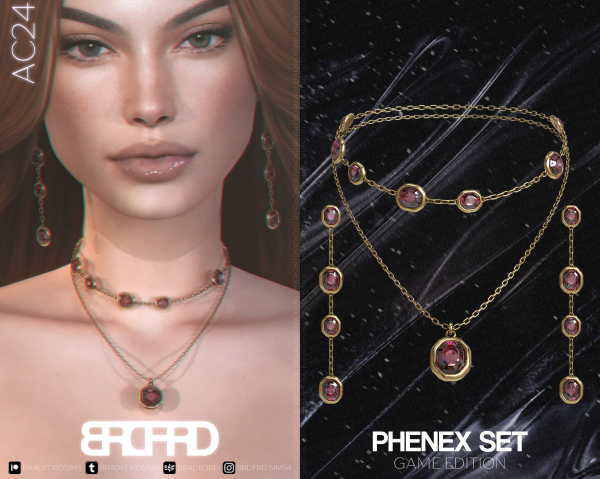 Alpha PHENEX SET by simsfinds - The Sims 4 Custom Content