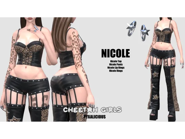 Alpha Nicole by pyxalicious - The Sims 4 Custom Content