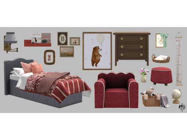 martassimsbookcc Pinkboxdesign Bayfront Childroom by simsfinds - The Sims 3 Custom Content