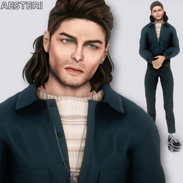 Mix Gidon Jura by aesteri - The Sims 4 Custom Content
