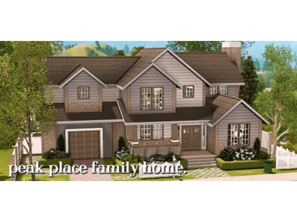 peak place family home by shellsea - The Sims 3 Custom Content