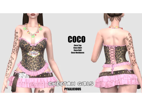 Alpha Coco by pyxalicious - The Sims 4 Custom Content