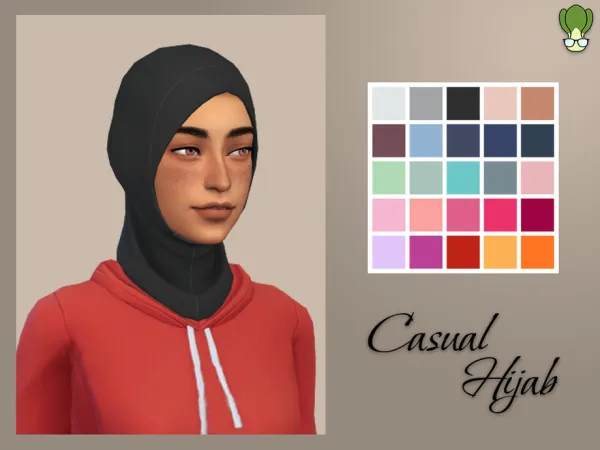 Maxis Match Casual Hijab 2 by kapakijo - The Sims 4 Custom Content