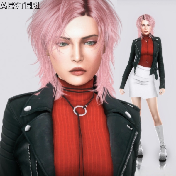 Alpha Kiona Girou by aesteri - The Sims 4 Custom Content