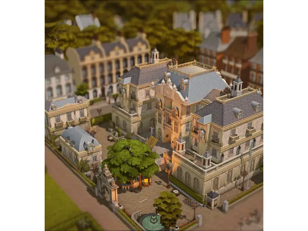 Maxis Match University of Britechester NOCC by LiMaSims - The Sims 4 Custom Content