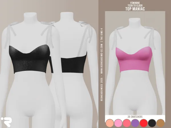 Alpha TOP MANIAC by redheadsims - The Sims 4 custom content