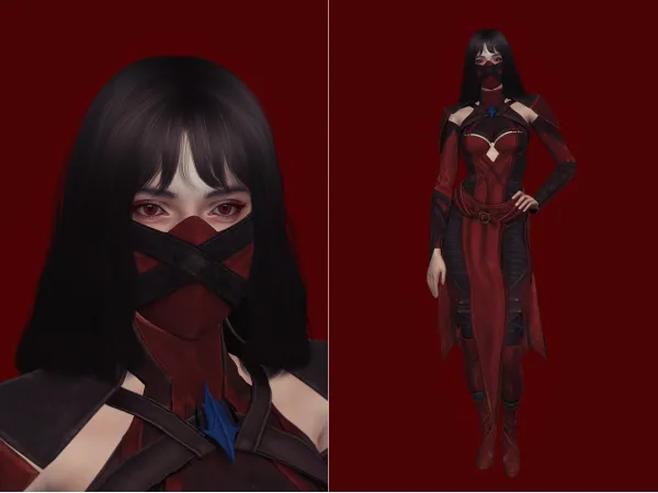 Alpha skarlet blood pixie by simsfinds - The Sims 4 Custom Content