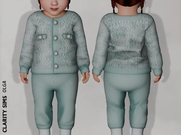 Alpha Olga Outfit Infant by clarity-sims - The Sims 4 Custom Content