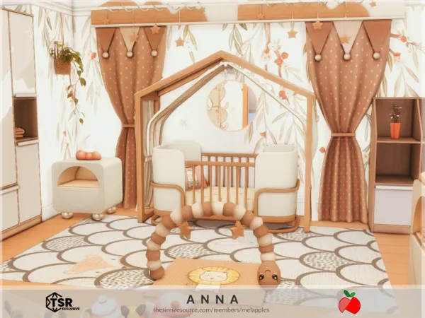 Maxis Match Anna nursery by melapples - The Sims 4 Custom Content