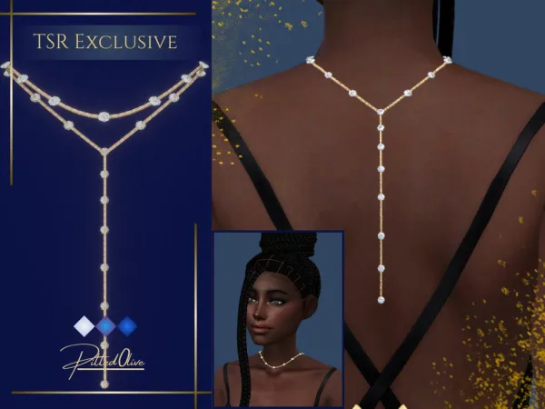 Mix Lisa Necklace by pitted0live - The Sims 4 Custom Content