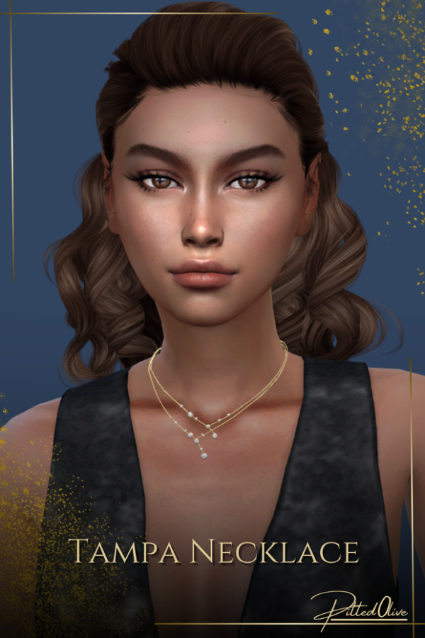 Mix Tampa Necklace by pitted0live - The Sims 4 Custom Content