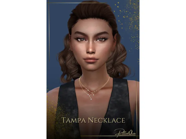 Mix Tampa Necklace by Pitted0live - The Sims 4 Custom Content