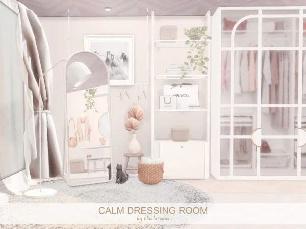 Maxis Match Calm Dressing Room by thesimsresource - The Sims 4 Custom Content