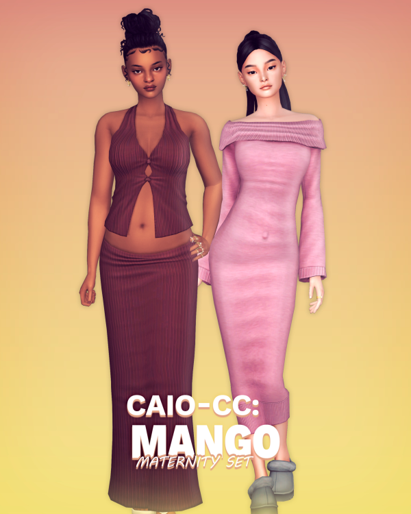 Maxis Match Mango Set by simsfinds - The Sims 4 Custom Content