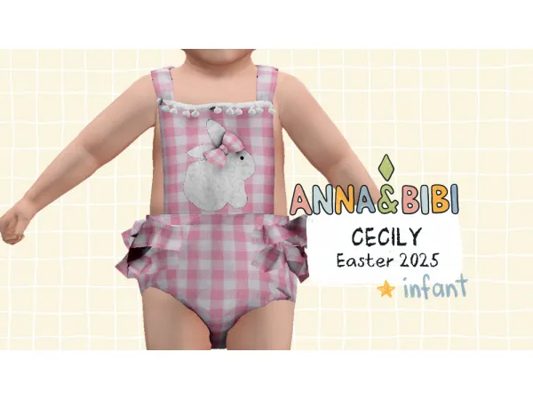 Maxis Match Cecily Easter 2025 [AnnaBibi] by simsfinds - The Sims 4 Custom Content