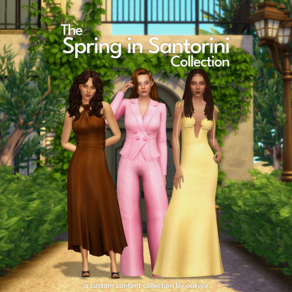 Maxis Match The Spring in Santorini Collection by simsfinds - The Sims 4 Custom Content