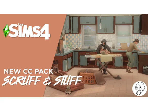 Maxis Match Scruff Stuff set by Syboubou - The Sims 4 Custom Content