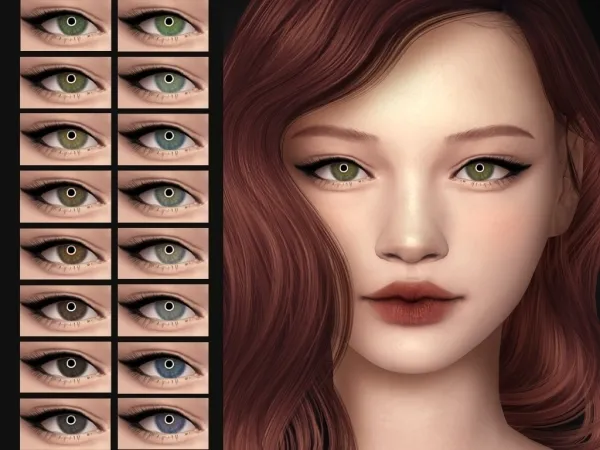 Alpha Selina eye lenses - The Sims 4 Custom Content
