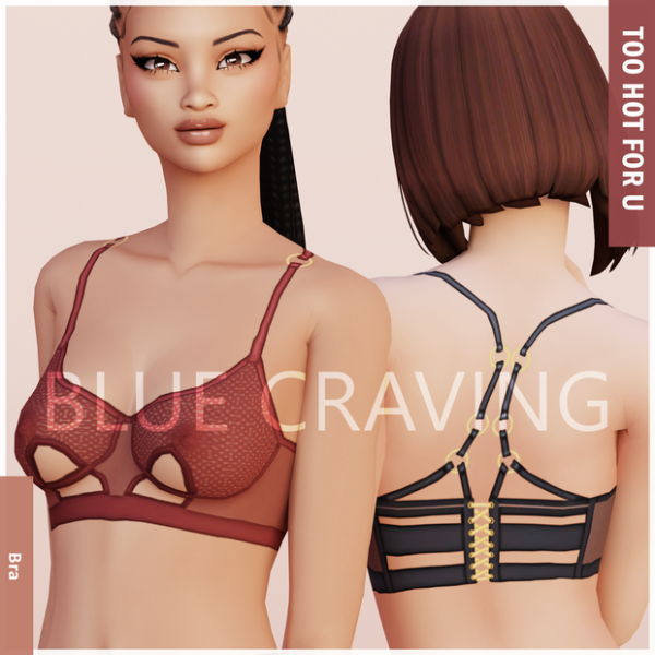 Maxis Match Blue Craving Lingerie Bra by bluecraving - The Sims 4 Custom Content