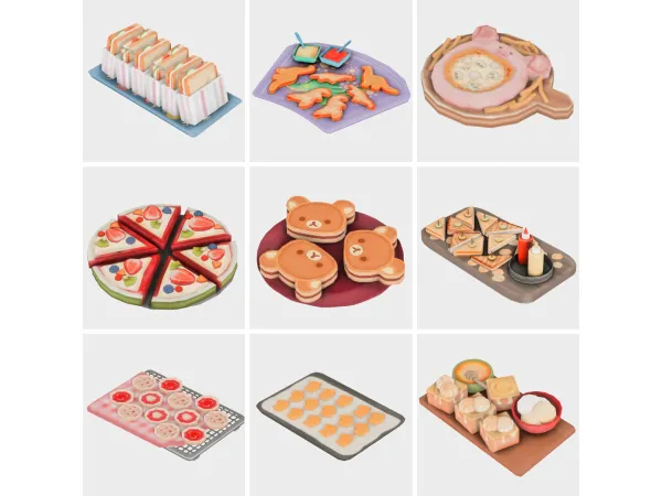 Maxis Match kid friendly edible recipes sims 4 finds by boujeesimss - The Sims 4 Custom Content