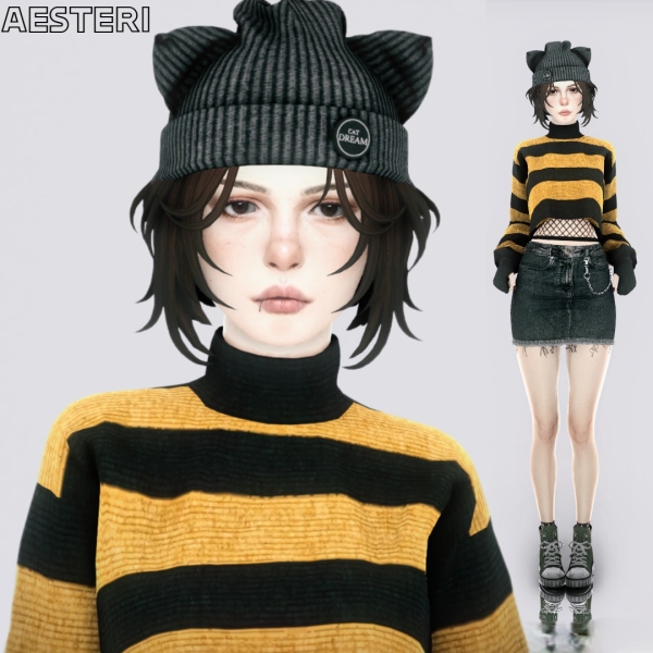 Mix Clover Jackobs by aesteri - The Sims 4 Custom Content
