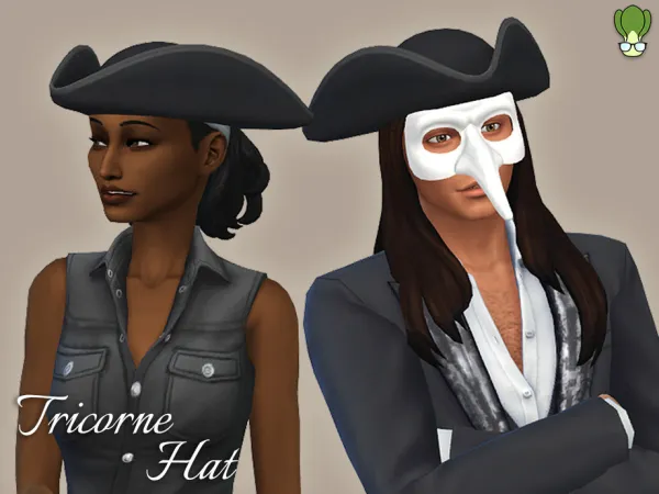 Maxis Match Tricorne Hat by kapakijo - The Sims 4 Custom Content