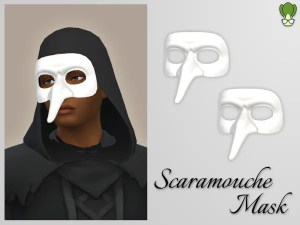 Maxis Match Venetian Mask Scaramouche by kapakijo - The Sims 4 Custom Content