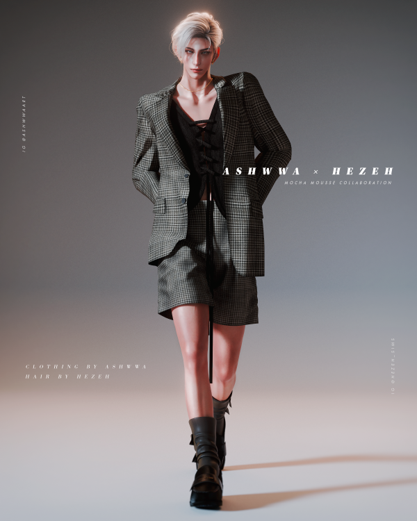 Alpha A H Mocha Mousse by simsfinds - The Sims 4 Custom Content