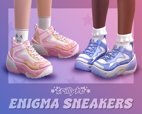 Maxis Match Enigma Sneakers by simsfinds - The Sims 4 Custom Content
