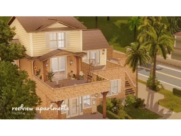 reefview apartments by novvaable - The Sims 3 Custom Content