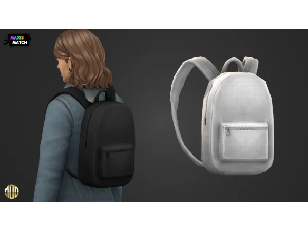 Maxis Match Harry Set Backpack by modcollective - The Sims 4 Custom Content